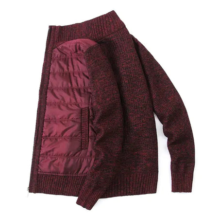 Slim Fit Men's Sweater Coat