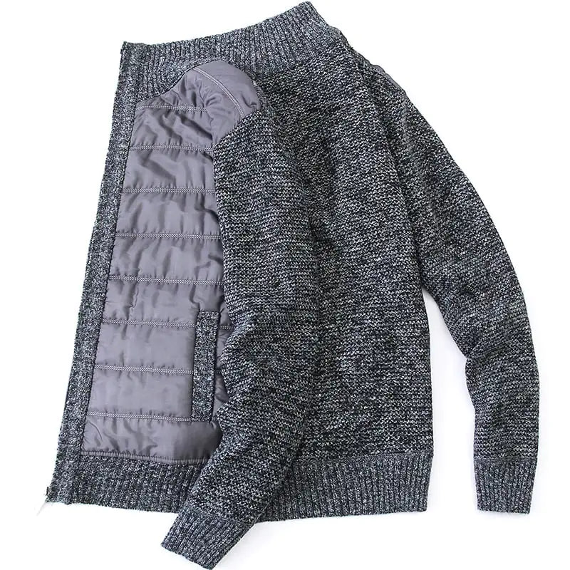 Slim Fit Men's Sweater Coat
