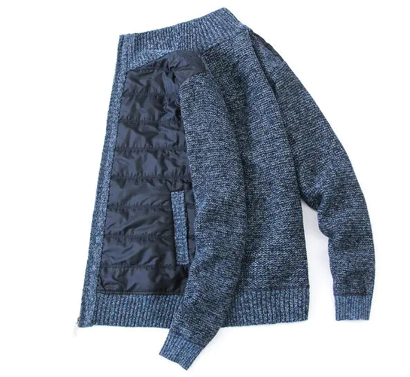 Slim Fit Men's Sweater Coat