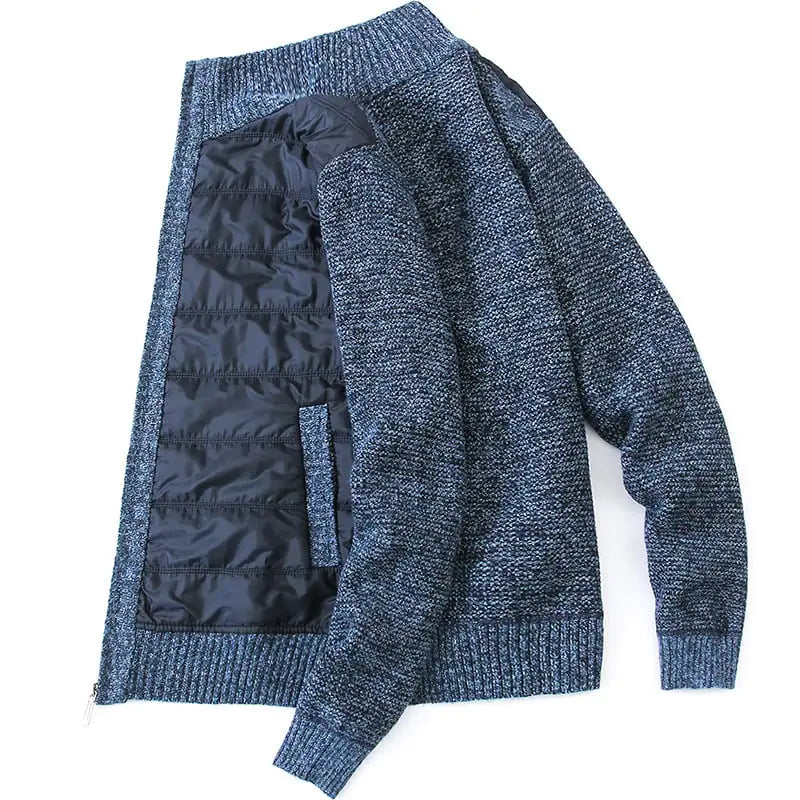 Slim Fit Men's Sweater Coat