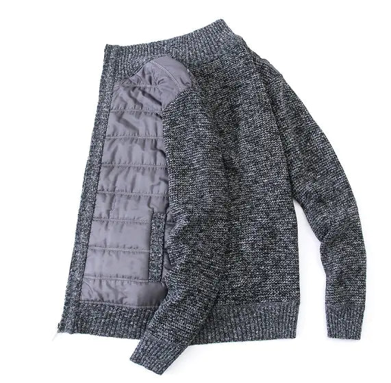 Slim Fit Men's Sweater Coat