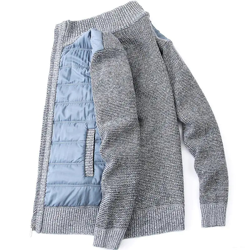 Slim Fit Men's Sweater Coat